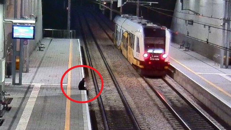 Próba samobójcza na peronie w Gdańsku