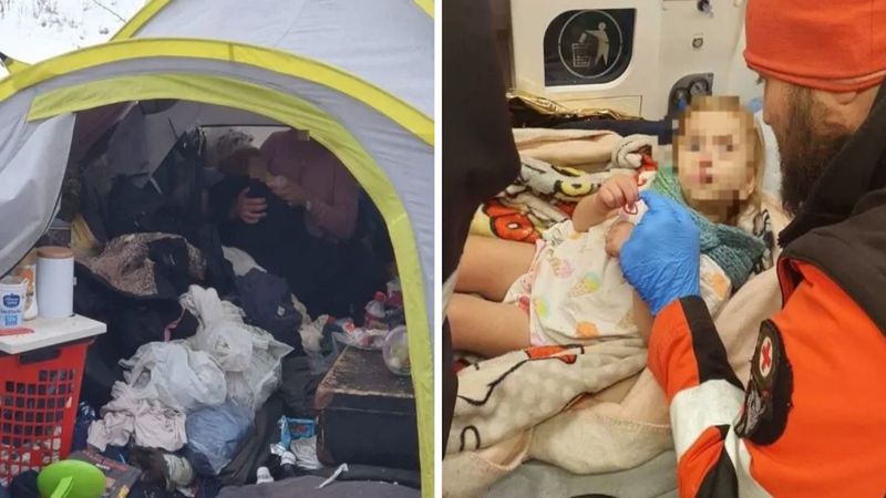 Dlaczego 24-latka mieszkała z córką w namiocie