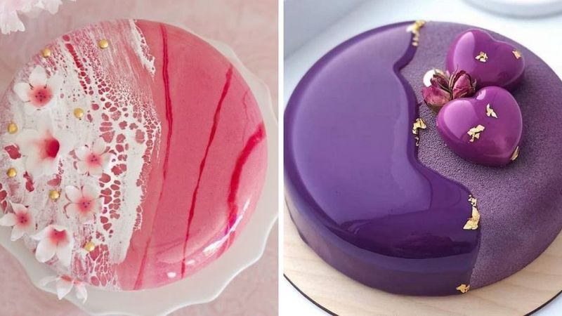 16 najpiękniejszych ciast z efektem lustra, które zachwycają swoją perfekcją