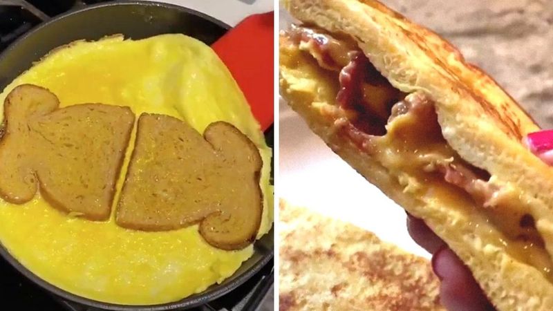 Ten przepis na śniadaniową kanapkę z jajkiem obejrzano 1 mln razy w 24h!