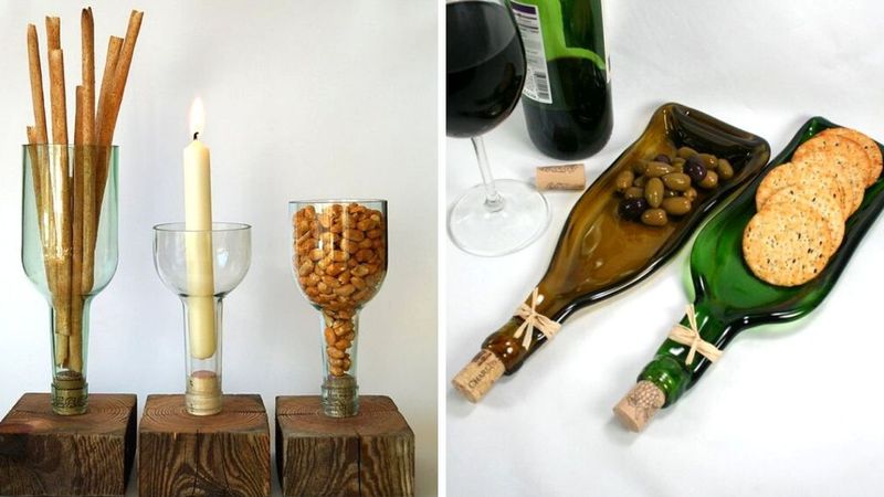 15 kreatywnych pomysłów na wykorzystanie butelek po winie. Przydadzą się w kuchni i jadalni!