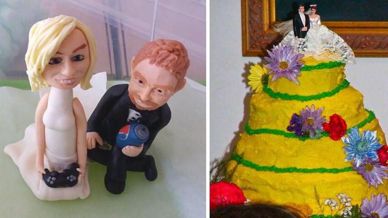 17 weselnych tortów, które zrujnowały przyjęcie. Panny Młode nie były zachwycone