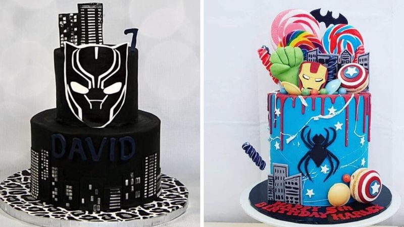 18 pomysłowych tortów, które pokochają wszyscy fani filmów i komiksów o superbohaterach