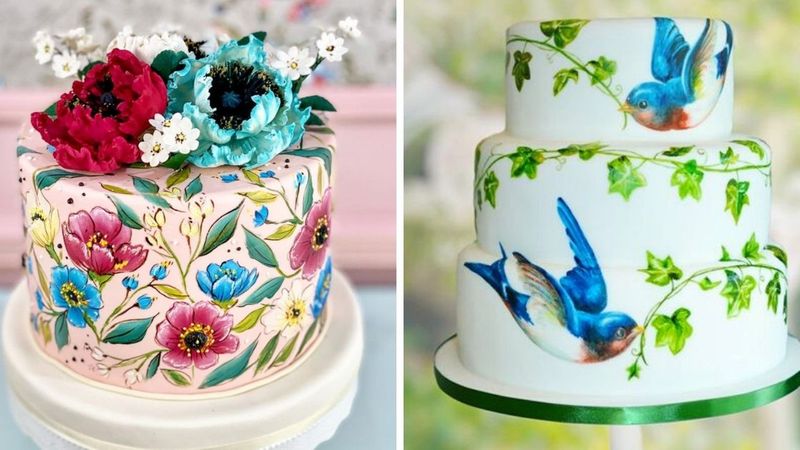 16 najpiękniejszych, ręcznie malowanych tortów, jakie widzieliśmy