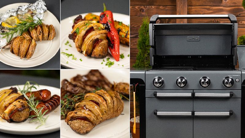 Grillowane ziemniaki hasselback