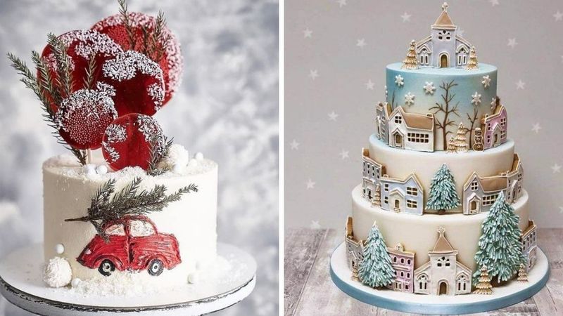19 najpiękniejszych tortów z zimowym motywem. Słodkie arcydzieła!
