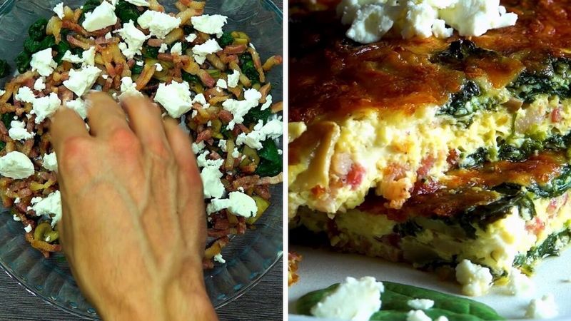 Quiche szpinakowe