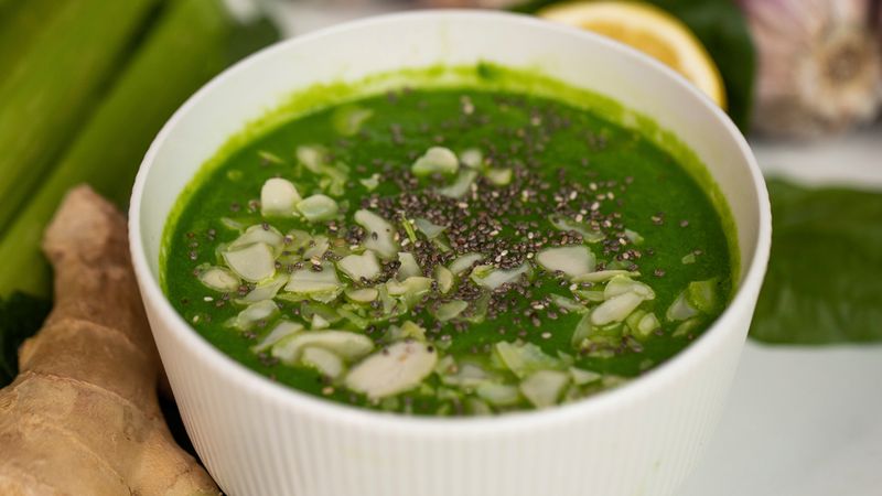 zielona zupa krem