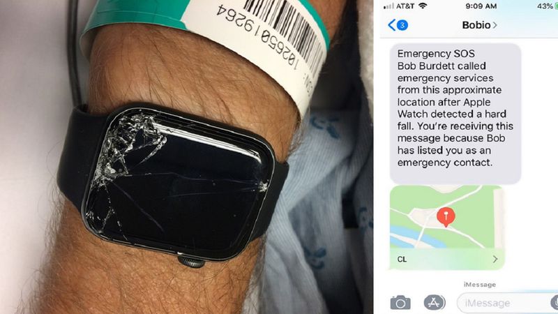 Zegarek Apple uratował mężczyźnie życie. Wezwał pomoc i powiadomił rodzinę o wypadku