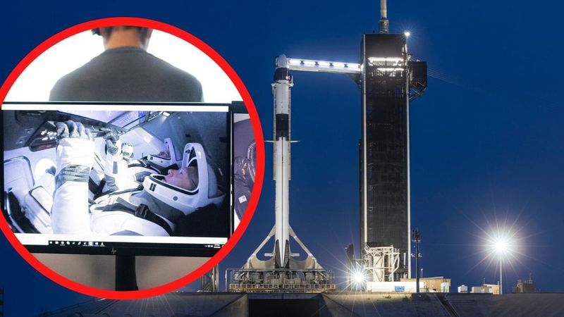 Dzisiaj rusza załogowa misja SpaceX i NASA. Kapsuła będzie widoczna nad Polską