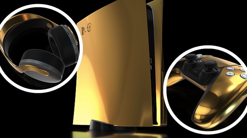 Złote PlayStation 5 tylko dla najbardziej majętnych graczy. Sony mocno przesadziło