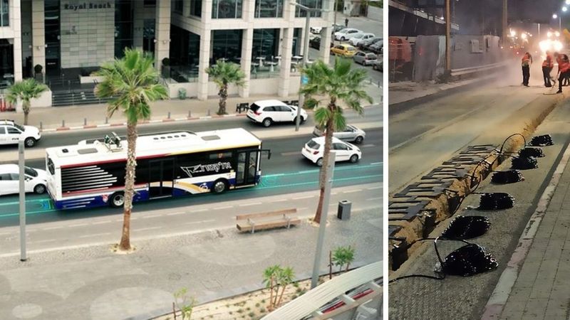Tel Awiw jako pierwsze miasto na świecie buduje elektryczną drogę dla autobusów