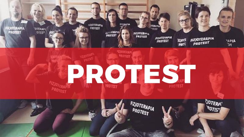 Protest fizjoterapeutów w całej Polsce. Czego żądają i ile potrwa strajk?