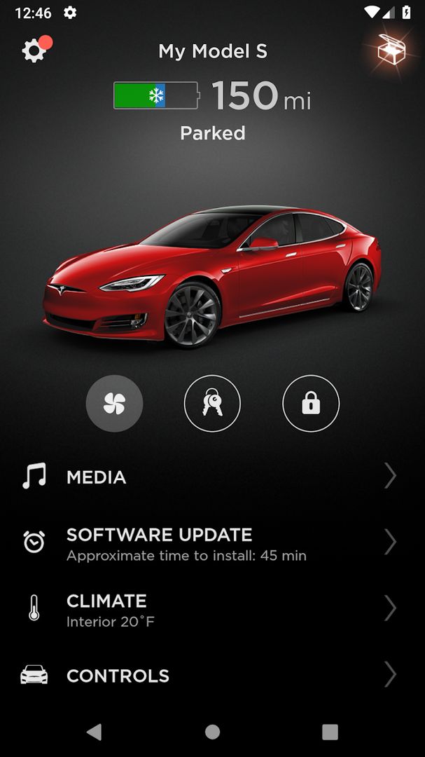 Tesla app ios