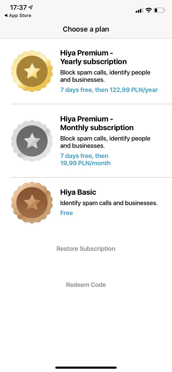 Hiya 8.34 (iOS) - dobreprogramy
