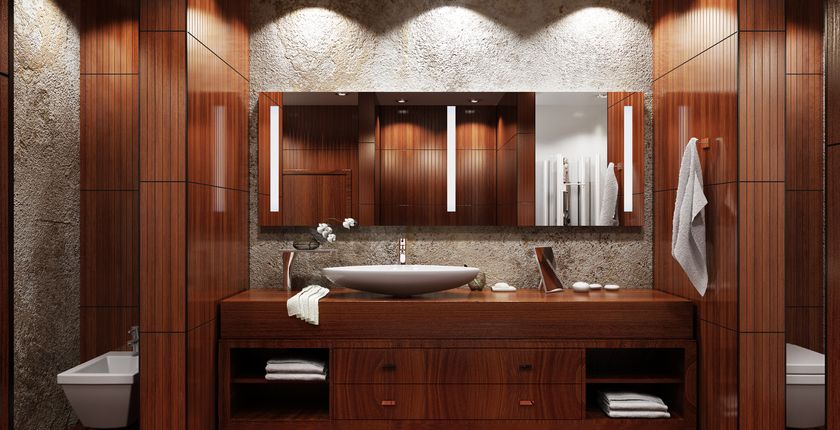 Łazienka w drewnie – czy warto wykorzystać drewno w łazience?