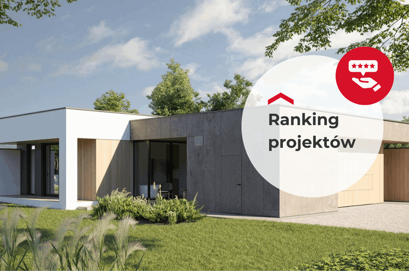 ranking domów z płaskim dachem projekt domu HomeKoncept 105 KRX1233 - zdjęcie 1