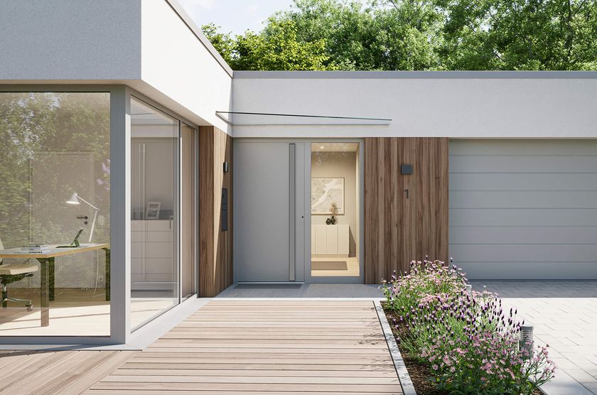 Drzwi aluminiowe ThermoSafe Hormann - zdjęcie 1