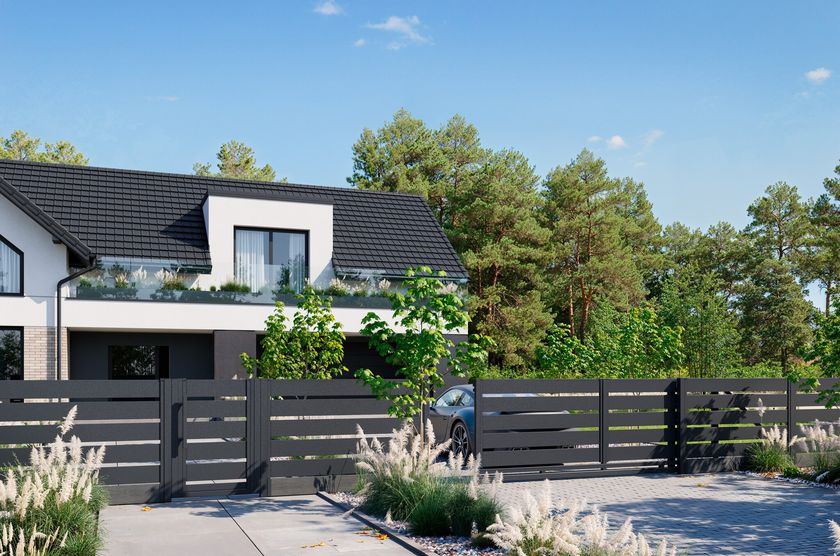 ogrodzenie stalowe budmat - zdjęcie 1