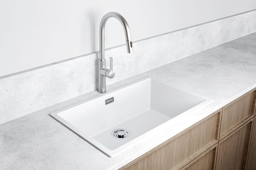 Zlewozmywak granitowy Globalo z technologią Clean Tech - zdjęcie 1