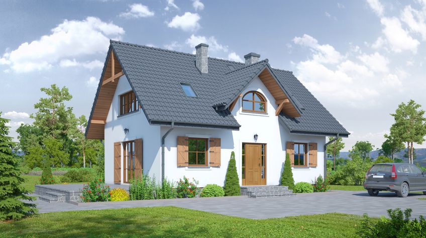 Projekt domu Zawoja mk3x 105,67 m² - koszt budowy - EXTRADOM