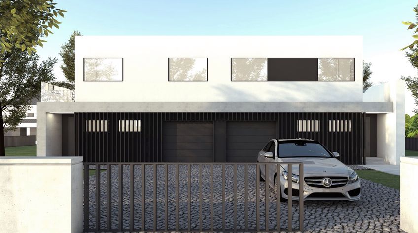 Projekt domu B122 277,35 m² koszt budowy EXTRADOM