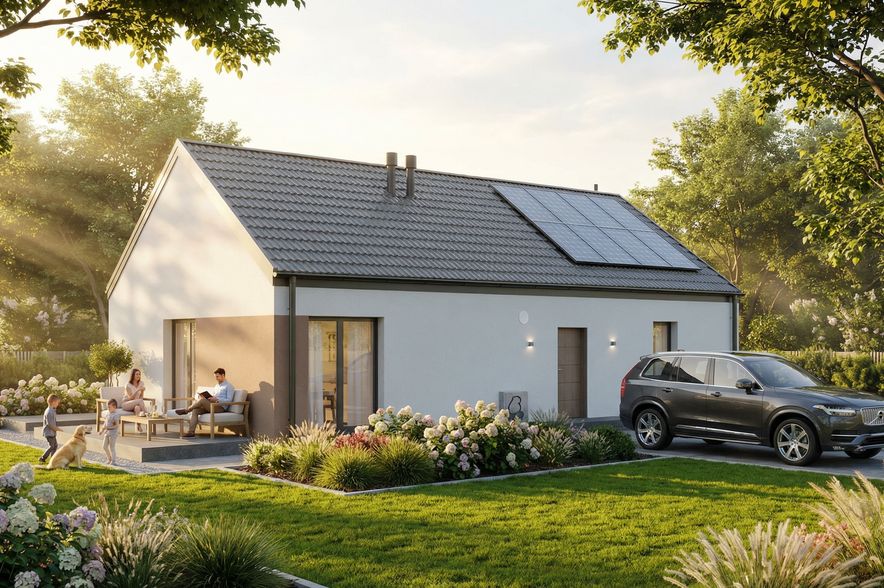 Zdjęcie projektu Dom prefabrykowany Parterowy 100B