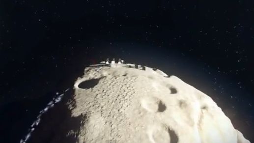 Jedna asteroida, jeden lądownik, cała masa wrogów. Mam nadzieję, że ta gra powstanie