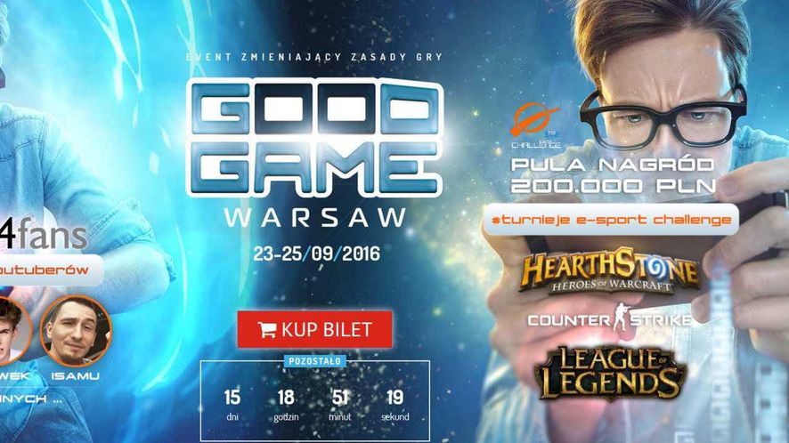 Szczegółowy plan Good Game Warsaw i druga porcja zaproszeń na targi