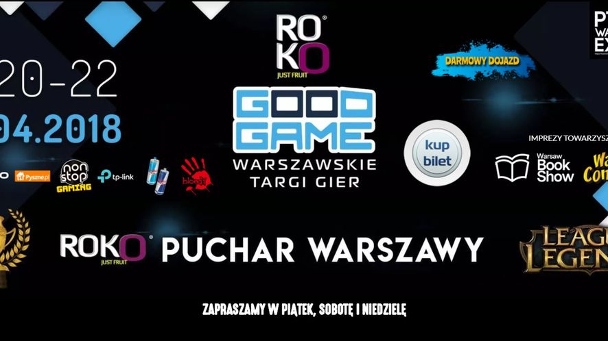 Warsaw Good Game, Warsaw Comic Con, Warsaw Book Show 2018 - relacja wideo