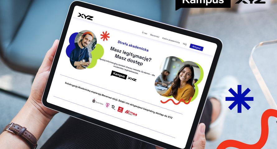 XYZ z darmowymi subskrypcjami dla studentów