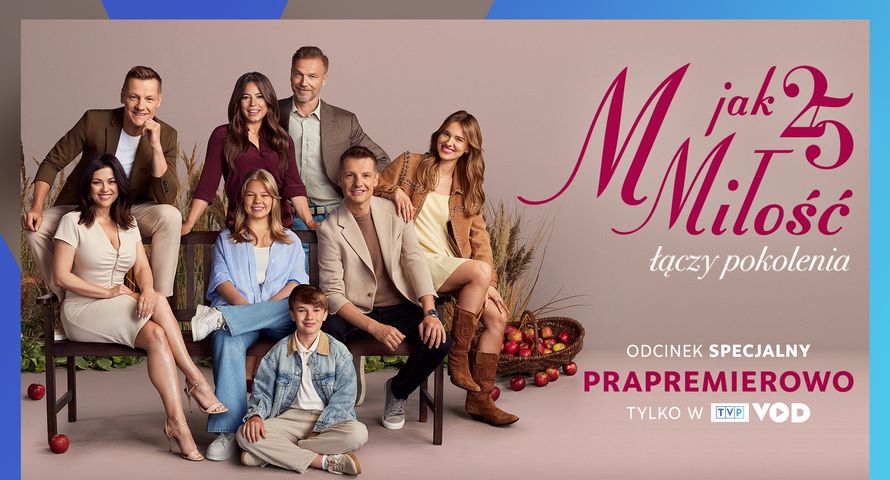 Jubileuszowy odcinek "M jak miłość" w TVP VOD. Witold Pyrkosz powróci dzięki AI