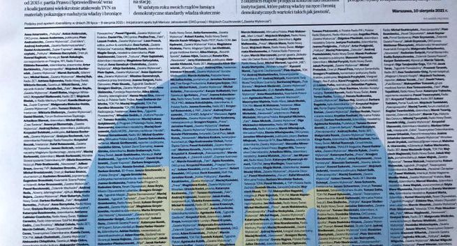 Ponad 700 dziennikarzy pisze do rządu w obronie pracowników TVN. Dzisiaj protesty w całej Polsce