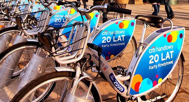 Citi Handlowy będzie reklamować się na rowerach miejskich Veturilo