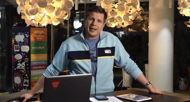 Filip Chajzer prowadzi z Allegro cykl programów dla WOŚP
