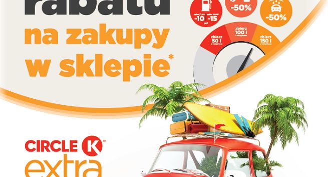 Rabat na zakupy sklepowe w promocji Circle K