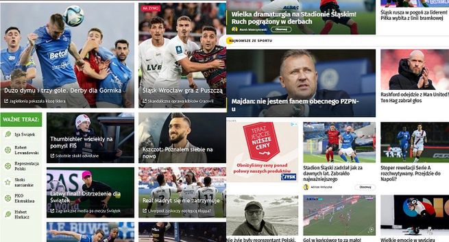 W sporcie WP dalej przed Onetem. Najdłużej w serwisie TVP Sport