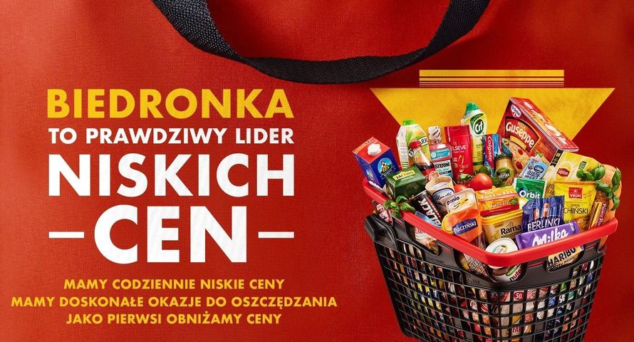 Biedronka znów promuje własny koszyk zakupowy. „Marketing pasożytniczy”