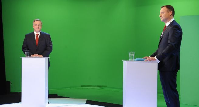 6,3 mln widzów debaty Komorowski-Duda w stacjach Grupy TVN