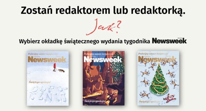 Czytelnicy „Newsweeka” zdecydują, jaka będzie okładka tygodnika
