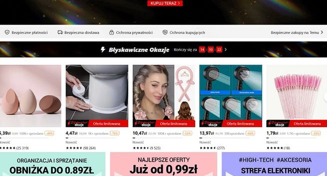 Już 15 mln Polaków na Temu, zyskuje także Shein (TOP platform e-commerce)