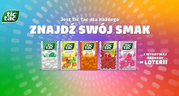 Tic Tac z nową kampanią “Znajdź swój smak. Jest Tic Tac dla każdego”