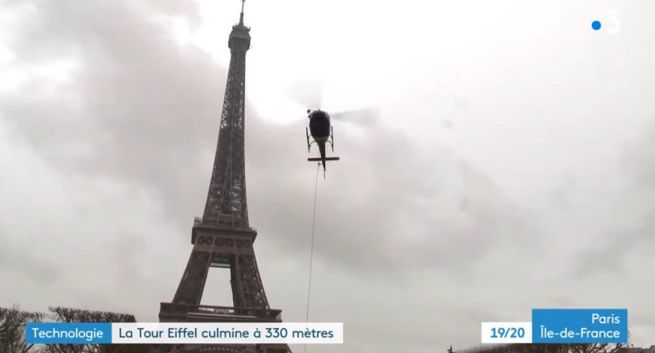 Wieża Eiffla w Paryżu wyższa o 6 metrów dzięki nadajnikowi DAB+