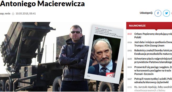 Grupa Onet-RAS Polska chce usunięcia tekstu o dziennikarzu Łukaszu Maziewskim z TVP. Ziemkiewicz: To jest element stałych przepychanek