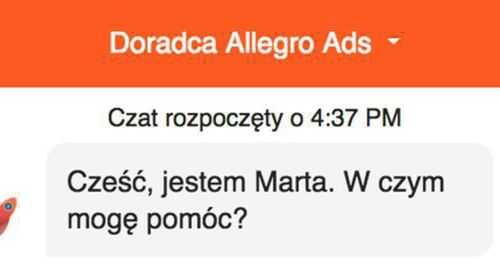 Allegro wprowadza funkcję czatów do obsługi sprzedawców i kupujących w serwisie