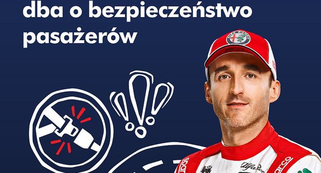 Robert Kubica w kampanii PKN Orlen promuje odpowiedzialną jazdę autem