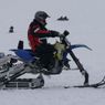 "Motocyklem" po śniegu
