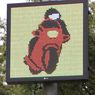 LED-owe znaki dla bezpieczeństwa motocyklistów