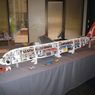 Sterowany za pomocą ekranu dotykowego, oddany z detalami Airbus z Lego