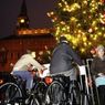 Światełka choinkowe zasilane jazdą na rowerze